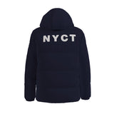 NYCT Puffer coat (white text)