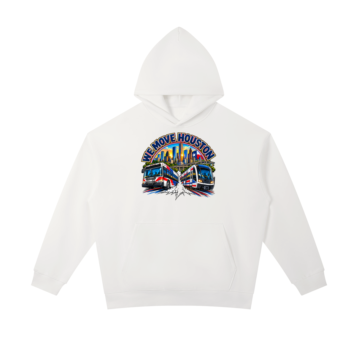 We Move Houston Pull Over Hoodie
