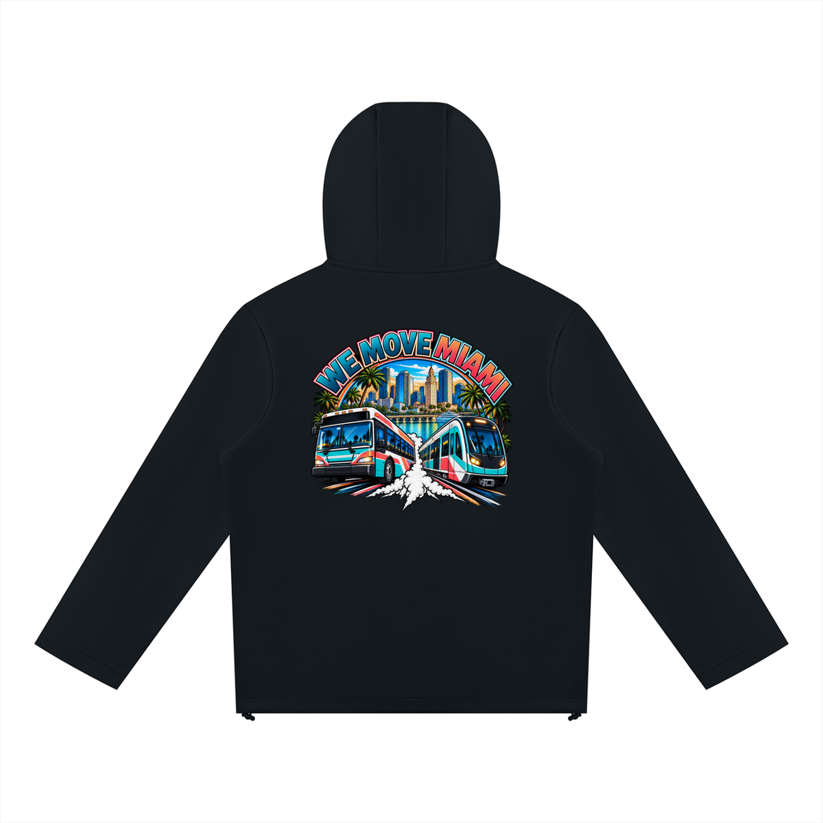 We Move Miami Full Zip Hoodie