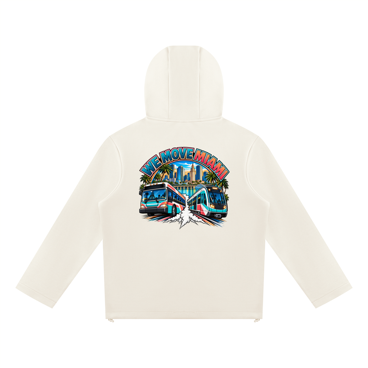We Move Miami Full Zip Hoodie