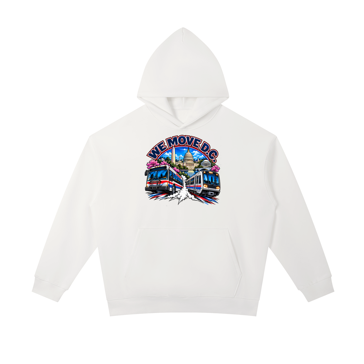 We Move DC Pull Over Hoodie