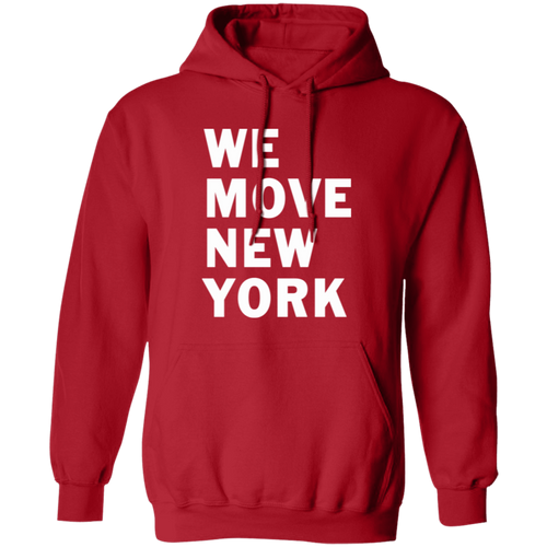 WMNY Bold Red Pullover Hoodie