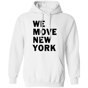 WMNY Bold White Pullover Hoodie