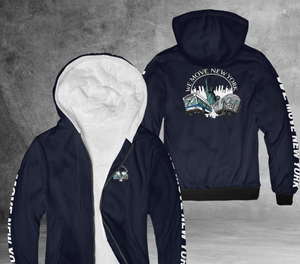 MTA Navy Blue Fleece hoodie – We Move New York MTA Navy Blue Fleece hoodie – We Move New York