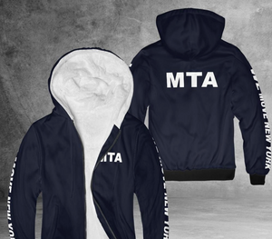 WMNY Train and Bus Fleece hoodie