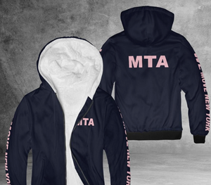 WMNY Train and Bus Fleece hoodie