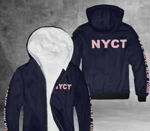WMNY Train and Bus Fleece hoodie