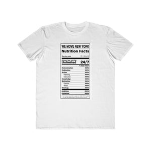 We Move New York Nutrition Facts Tee