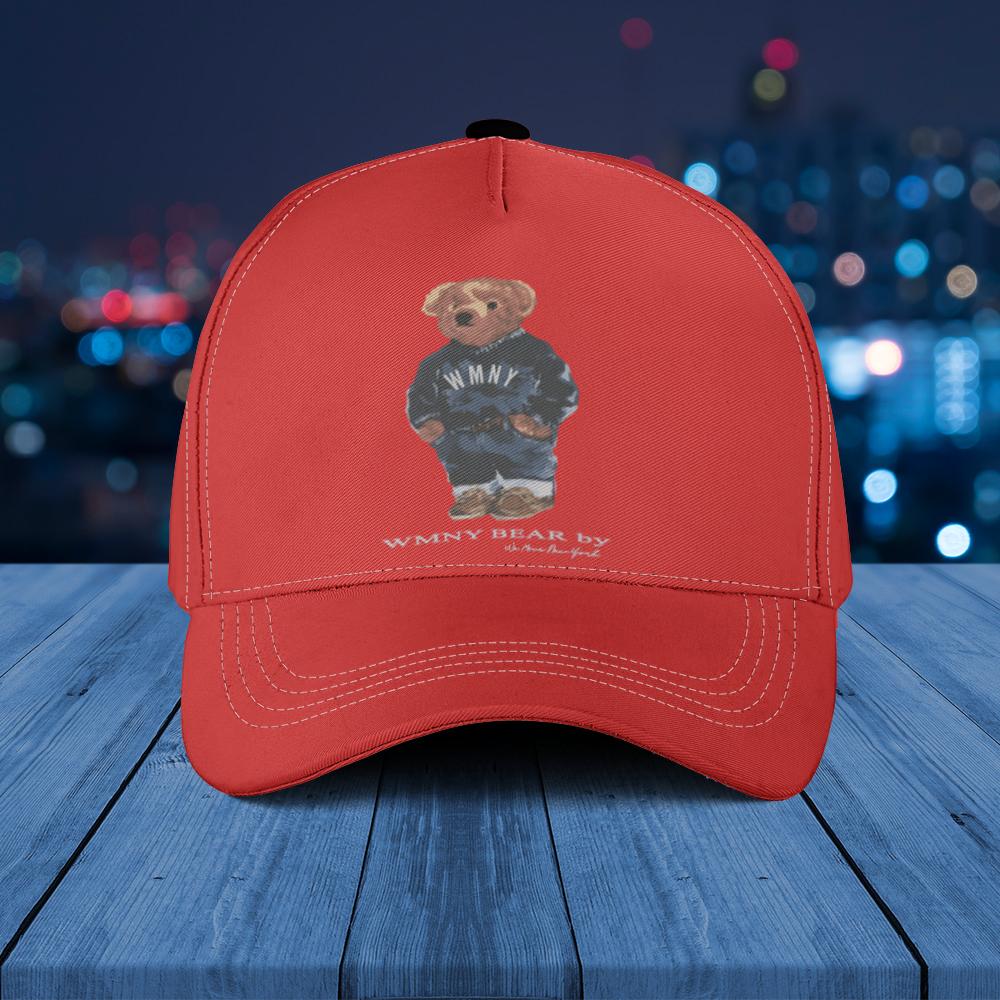 WMNY BEAR Classic Baseball Cap (red)