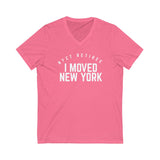 I Moved New York V-Neck Tee