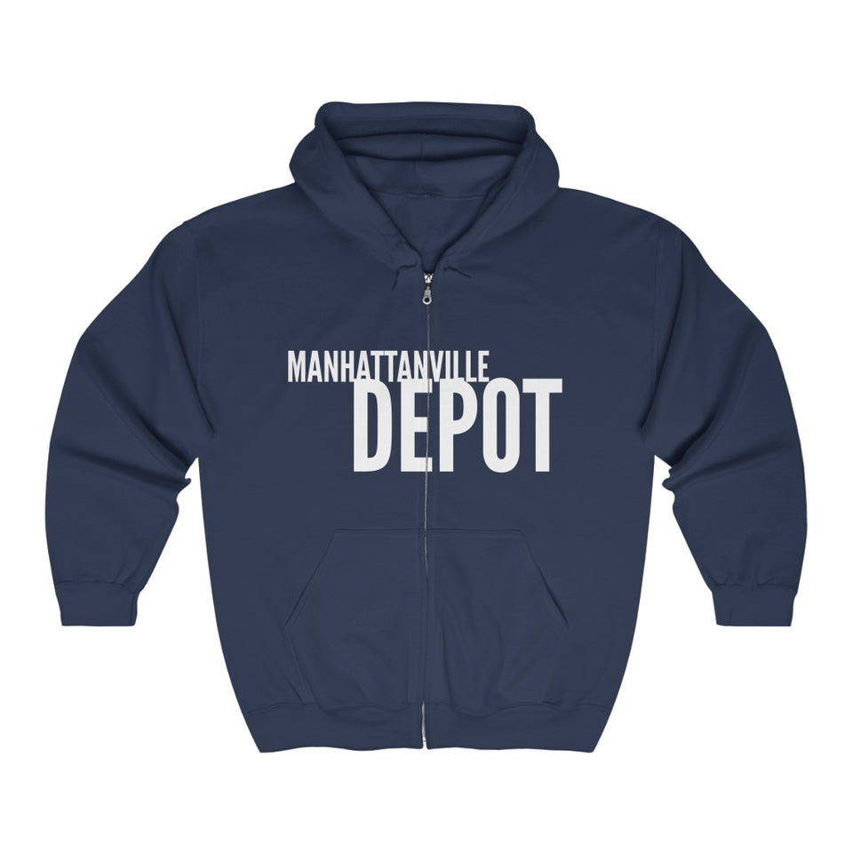 Manhattanville Depot Full Zip Hooded Sweatshirt